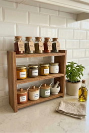 Hanah Home Ck30C - Pine Estantería de Cocina